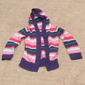 Striped warm sweater